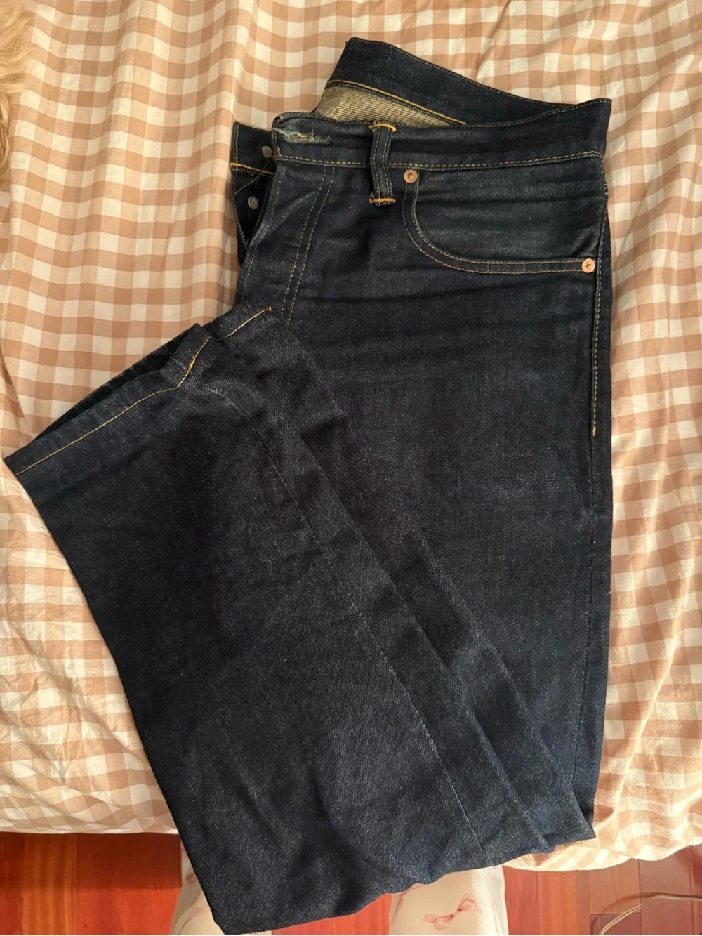Men’s double RL jeans size 34x32 (altered length ) slim fit